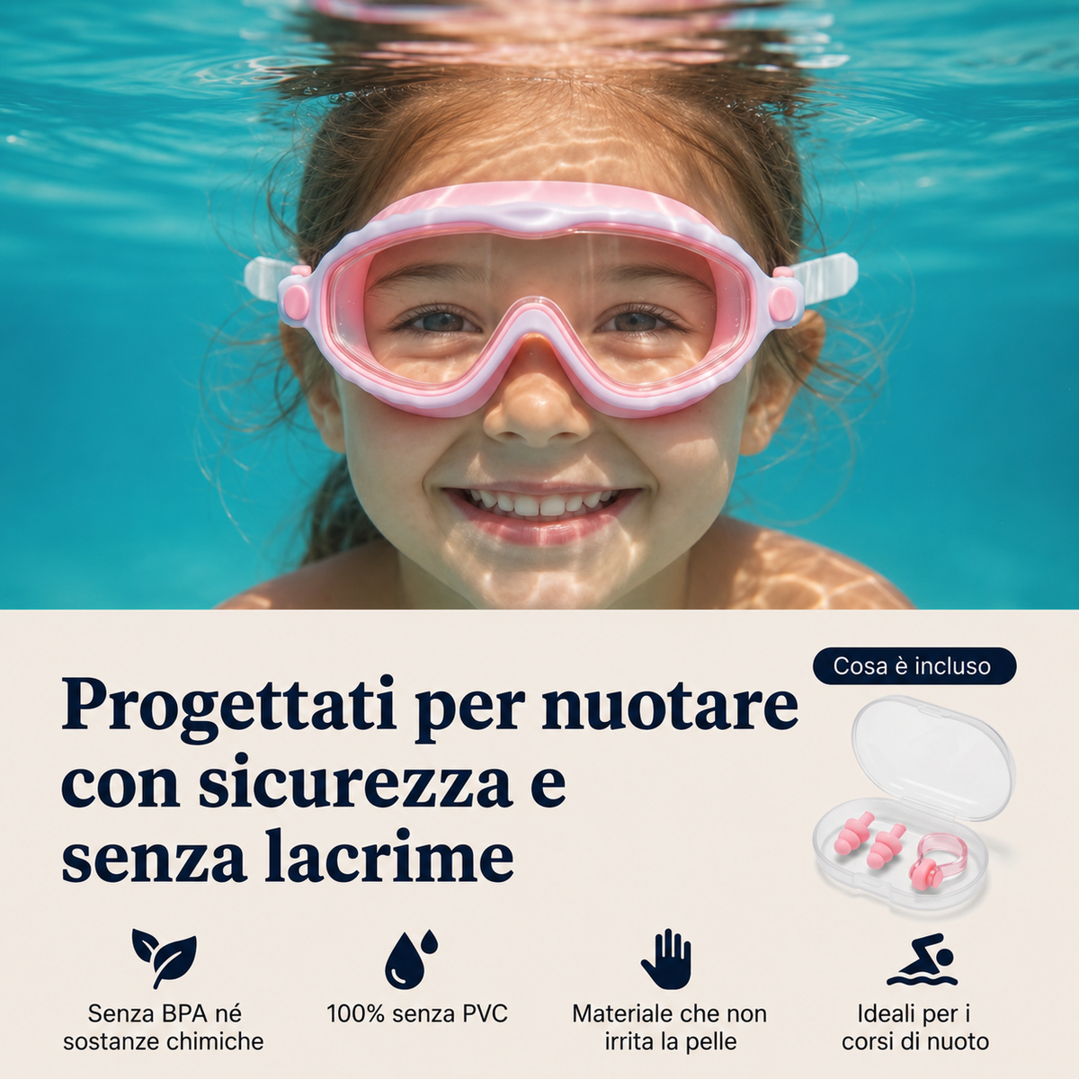 Occhialini da piscina per bambini Ucarel™