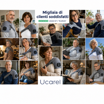 UCAREL™ Relevo Pro — Massaggiatore Spalla 3-in-1 con Tecnologia OrtoCalor™